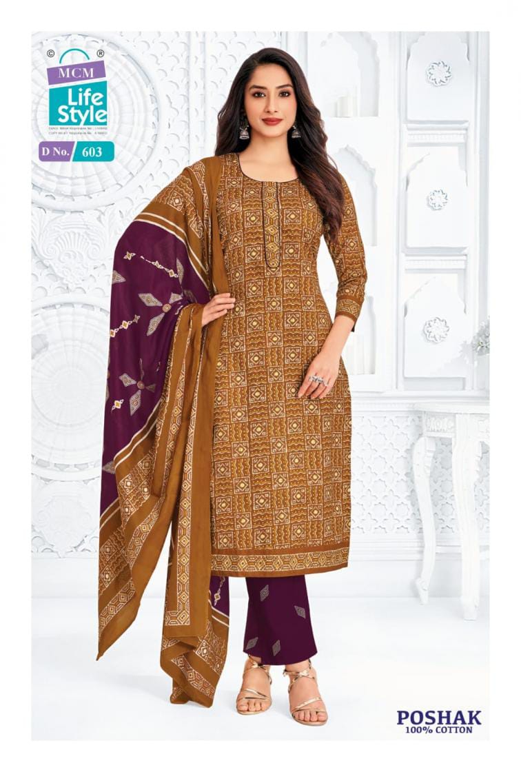 Poshak Vol 6 By Mcm Cotton Kurti With Bottom Dupatta 